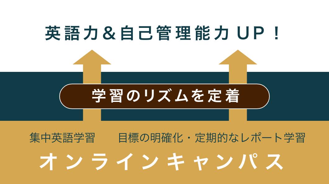 自宅で英語力を強化の図